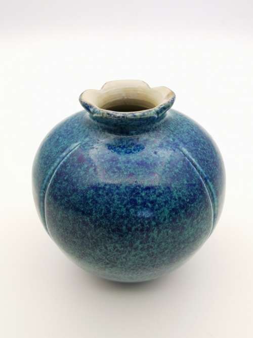 Lujun Glazed Pomegranate Zun by China Qing Dynasty (over 100 years)