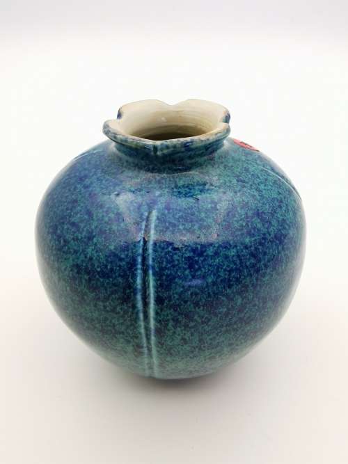 Lujun Glazed Pomegranate Zun by China Qing Dynasty (over 100 years)
