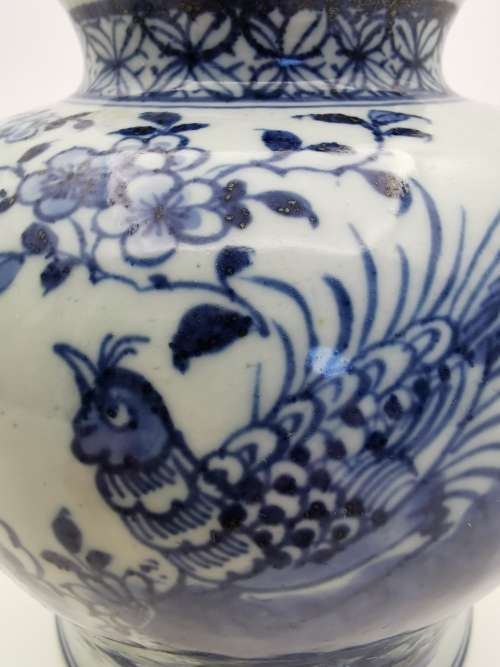 Chinese Blue and White Pots from Early Qing Dynasty