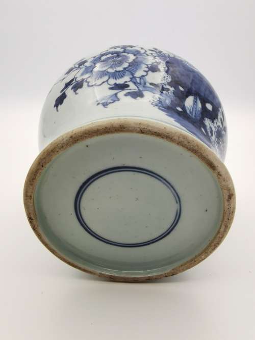Chinese Blue and White Pots from Early Qing Dynasty