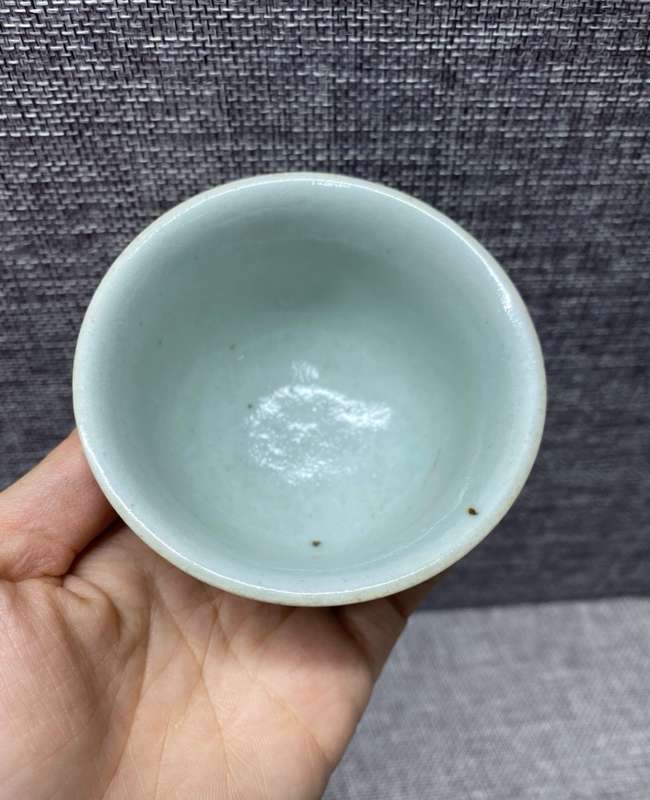 Chinese Blue and White Flower Cup(Late Qing Dynasty1875-1912)