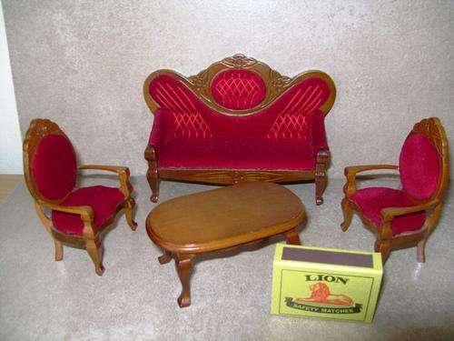 Doll House Miniature 1/12 Scale Lounge Suite