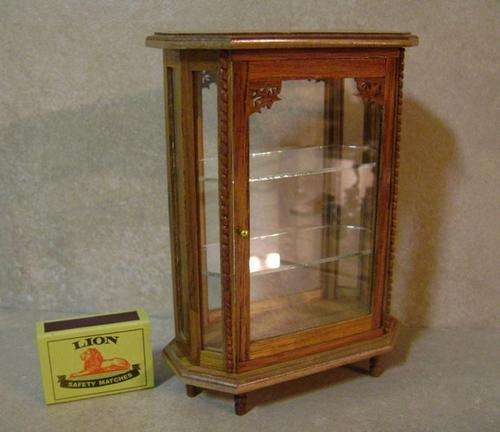 Dollhouse Miniature  Display Cabinet