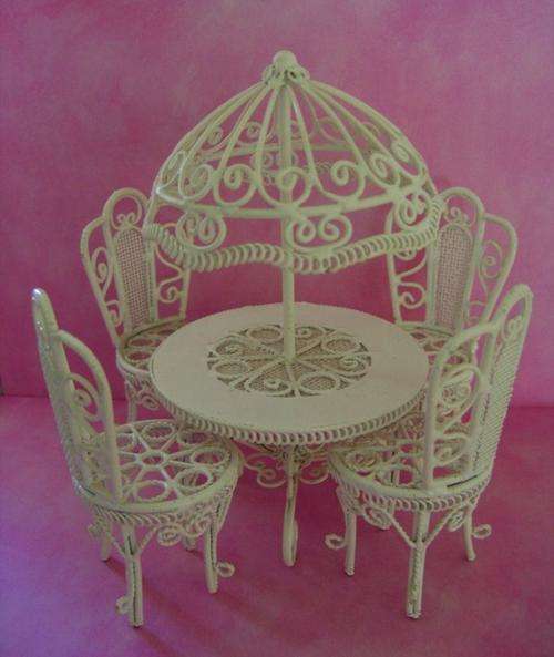 Doll House Miniature 1/12 Scale Garden Furniture