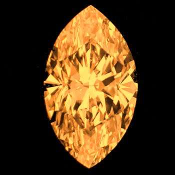 0.27ct Marquise Cut Loose Diamond NDGL Certified Cognac SI1