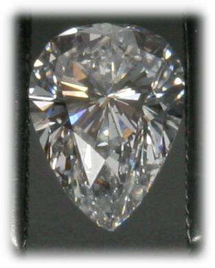 0.33ct Pear Cut Loose Diamond NDGL Certified Natural Light Brown