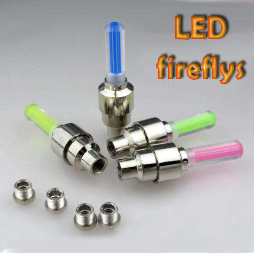 LED Bike Wheel Valve Cap fireflys Lights