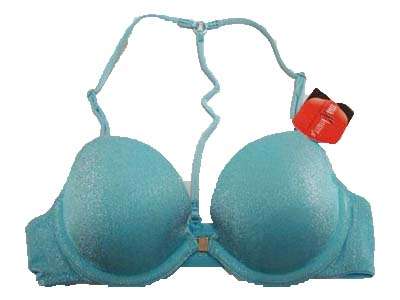 STUNNING TRIUMPH AQUA SHIMMER PUSH UP BRA!!