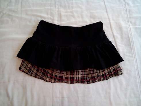 2 WAY TARTAN MINI SKIRT