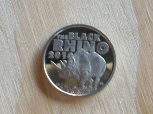 SA MINT 2010 THE BLACK RHINO