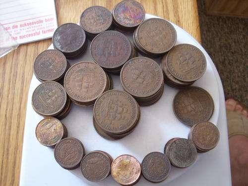 collection 180 union bronze coins 1/4 1/2 1 d mixed dates from 30 s to 1950