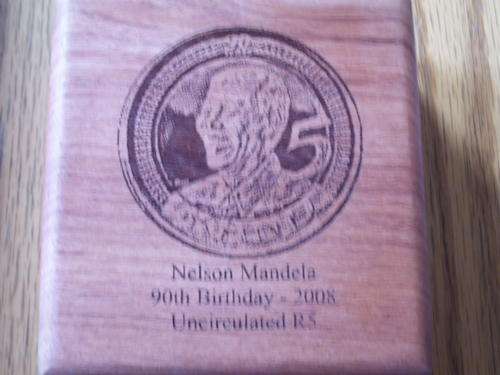 2008 90TH BIRTHDAY IN FANTASTIC WOODEN BOX WITH LAZER MARKINGS