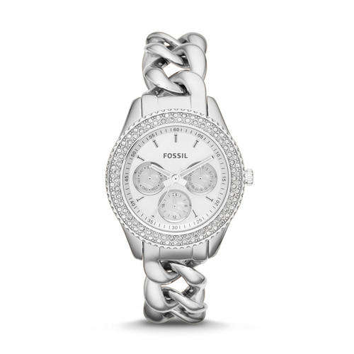 Fossil Stainless Steel Chain Links Women's Watch ES3498