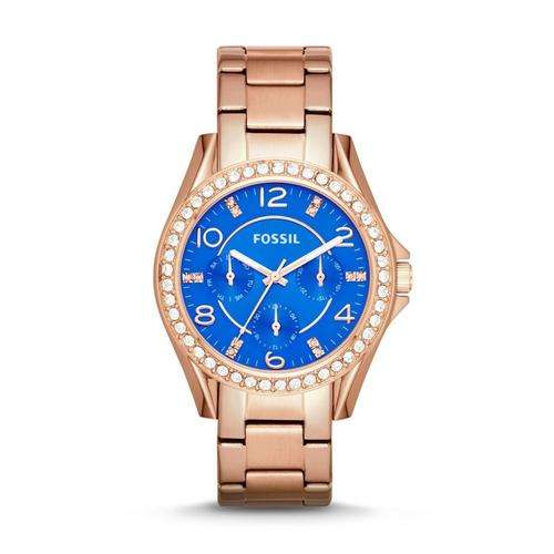 Fossil Riley Multifunction Rose Gold Women's Watch ES3569