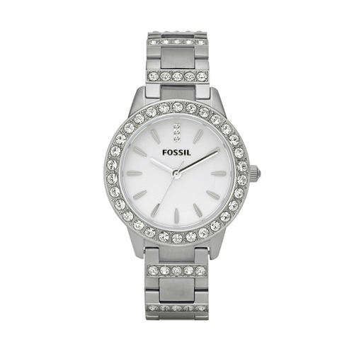 Fossil Glitz White Dial Stainless Steel Ladies Watch ES2362 in Stock!!!