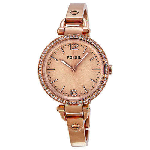 Fossil Georgia Glitz Rose Gold Women's Watch ES3226