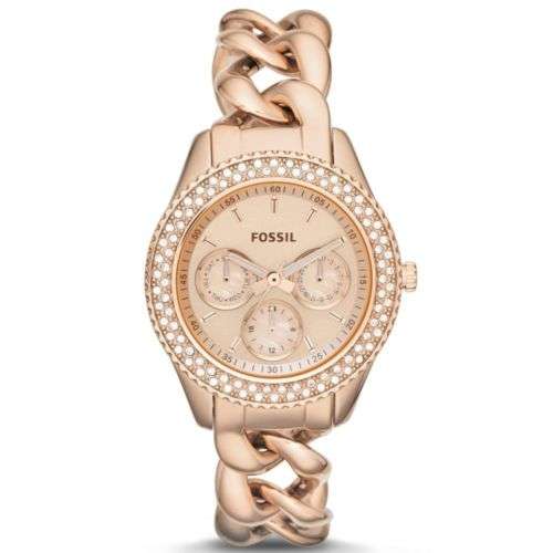 Fossil Stella Multi Function Rose Gold Women's Watch ES3500