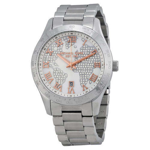 Michael Kors Layton Crystal Dial Stainless Streel Women's Watch MK5958
