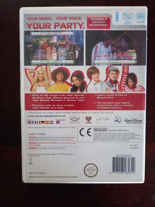 Disney Sing It High School Musical 3