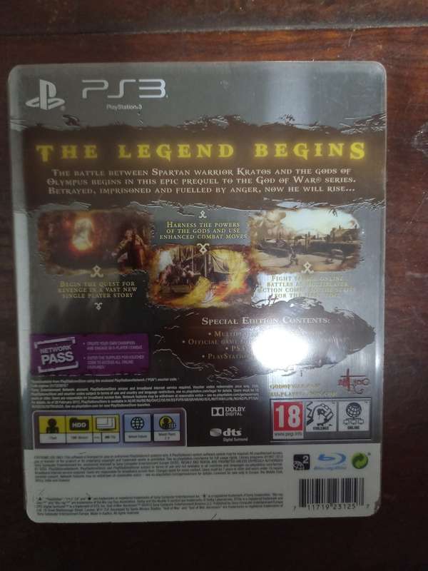 God Of War Ascension Steelbook Edition