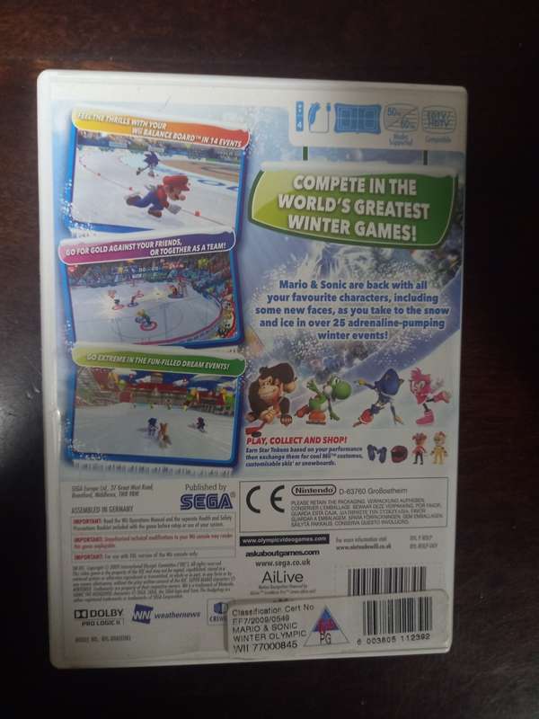 Mario And Sonic At The Olympic Winter Games