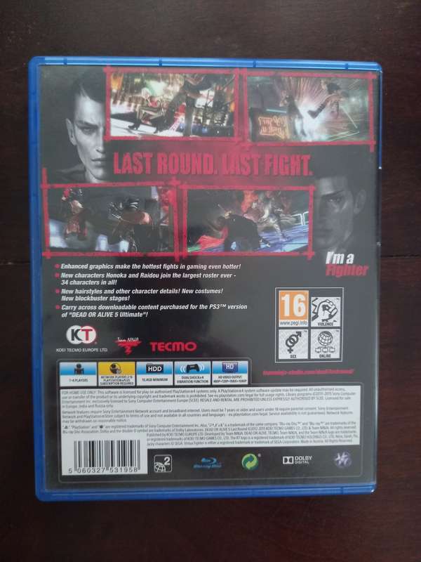 Dead Or Alive 5 Last Round