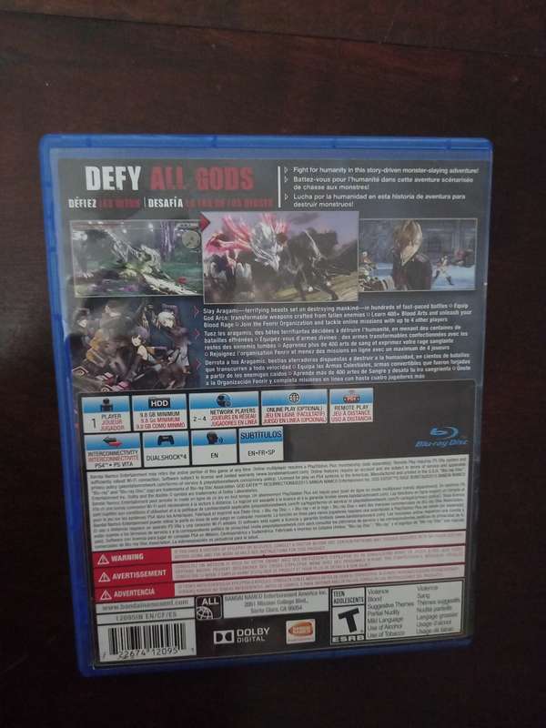 God Eater 2 Rage Burst