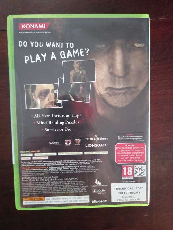 Saw 2 Flesh And Blood (Factory Sealed)