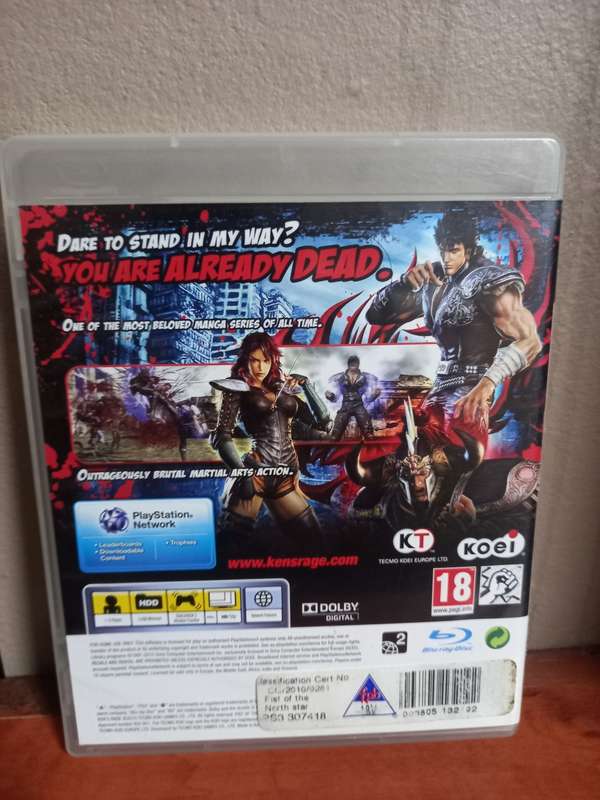 Fist Of The North Star Ken`s Rage