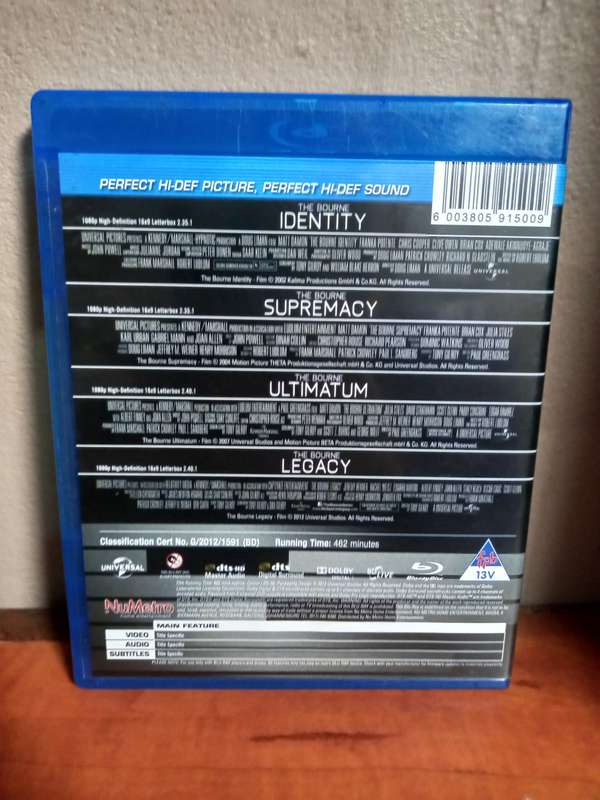 The Complete Bourne 4 Movie Collection