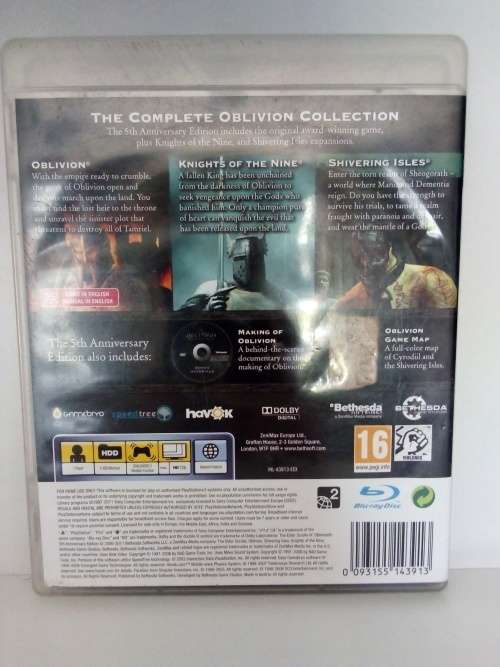 The Elder Scrolls IV Oblivion 5th Anniversary Edition