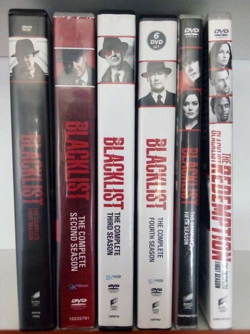 Blacklist Season 1 to 5 And Blacklist Redemption