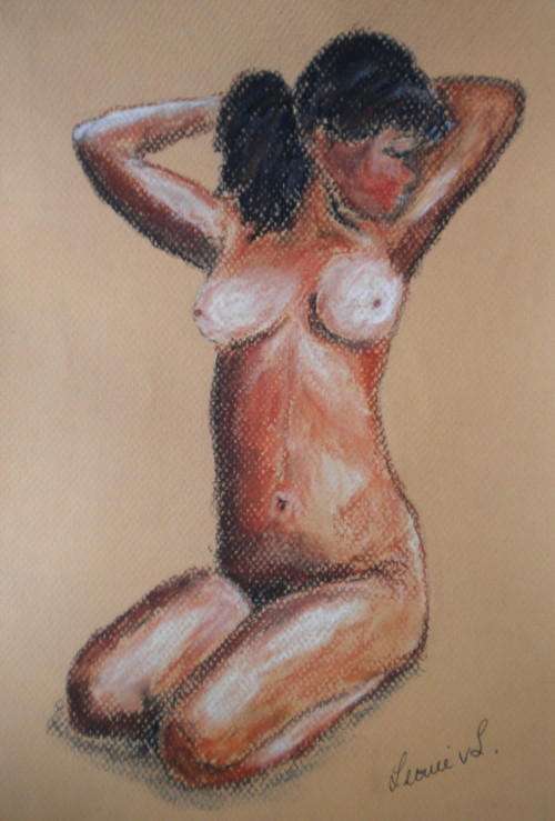 Mona, female nude