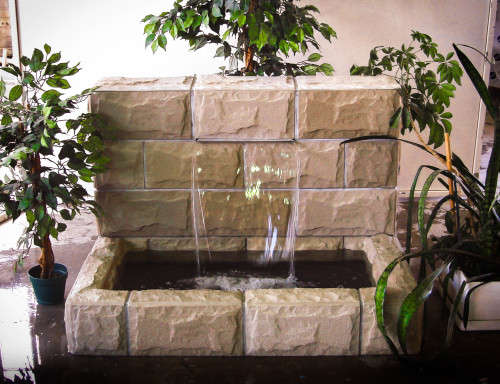 3 Tier Free Standing Fibreglass Water Feature with 400mm spout