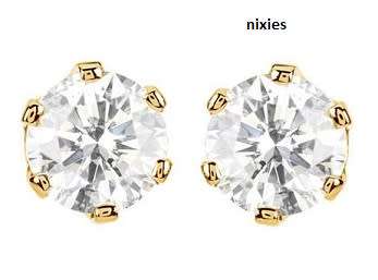 CLASSIC DIAMOND ROUND STUDS