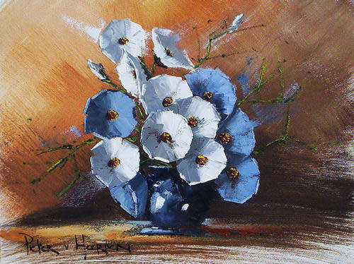 BLUE FLOWERS **  BY PIETER V HEERDEN