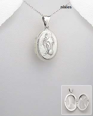 **BELOW COST** 925 STERLING SILVER HORSE LOCKET