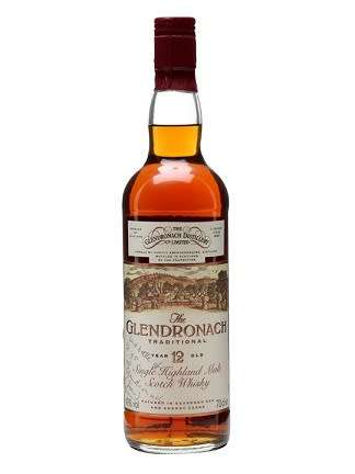 12 YEAR OLD GLENDRONACH TRADITIONAL SINGLE MALT SCOTCH WHISKY