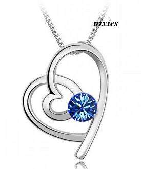 SPARKLING TANZANITE SWAROVSKI NECKLACE