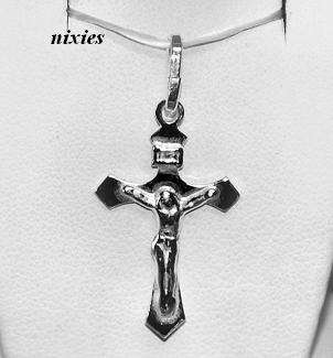 **NEW** SOLID 925 STERLING SILVER CRUCIFIX PENDANT