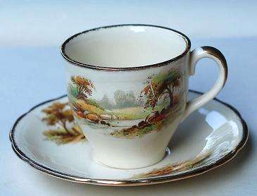 LOVELY "ALFRED MEAKIN"  SMALL (COFFEE) CUP AND SAUCER DUO