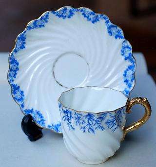 ADORABLE "COALPORT" SMALL (COFFEE) CUP AND SAUCER DUO