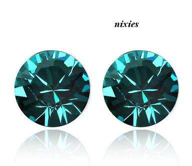 5mm EMERALD SWAROVSKI ROUND STUDS