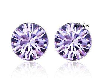 5mm AMETHYST SWAROVSKI ROUND STUDS