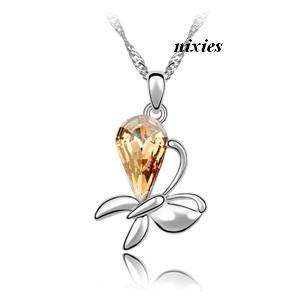 GORGEOUS CHAMPAGNE SWAROVSKI NECKLACE