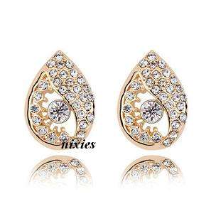 ATTRACTIVE DIAMOND SWAROVSKI EARRING STUDS