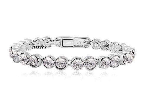 **LAST ONE** AMAZING SWAROVSKI DIAMOND TENNIS BRACELET