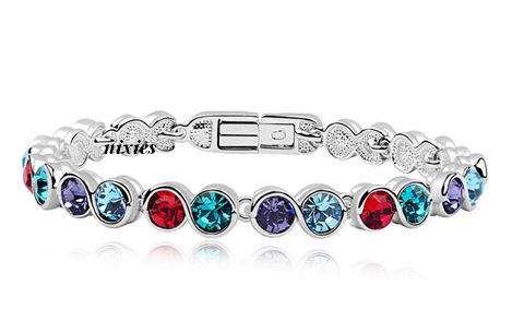 **JUST ARRIVED** MULTI COLOUR SWAROVSKI TENNIS BRACELET