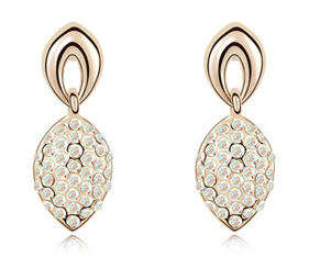 SPARKLING AB COLOUR SWAROVSKI EARRINGS