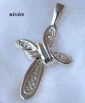 ADORABLE PURE 925 STERLING SILVER CROSS PENDANT